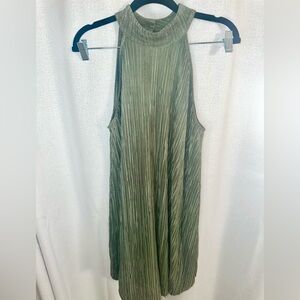 Green Metallic Dress - Size S